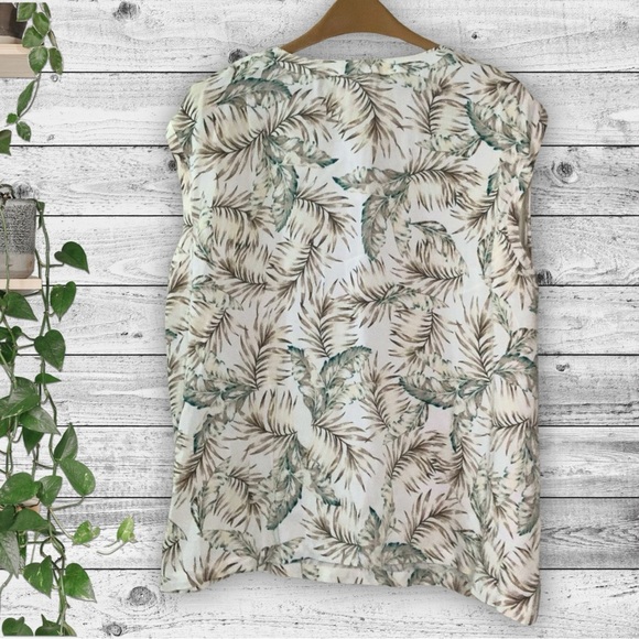 🌴J Jill - NWT Tank Top with Tropical Pattern - Size 3x - Picture 3 of 12